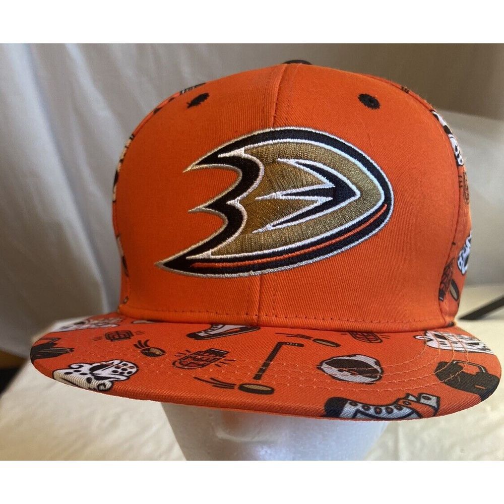 Unisex Anaheim Ducks NHL‎ Giveaway Bright Hat With Fun Desigs-New Without Tags